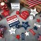 15-Piece 4th of July Tiered Tray Decor – Patriotic Red, White & Blue Wood Signs for Independence Day, Memorial Day & 250th Anniversary USA Party Farmhouse Home Decorations